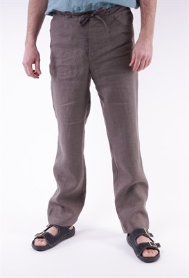 Брюки льняные мужские/ летние брюки мужские/ брюки casual лето 2022 art 289-m 289m - фото 20152