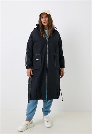 Кармель УП 809 М синий/туман пальто 809М