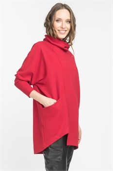 Туника женская Т011 Scarlet красный 6465 - фото 8704