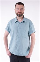Льняная мужская рубашка 8004-55 8004-55