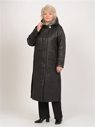 Кармель УП 764 (черный) пальто жен. ОСЕНЬ-ВЕСНА УП 764