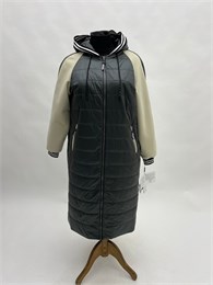Кармель УП 655 пл м  (хаки / трик. темн. беж)) Пальто женское весеннее.  УП 655  м