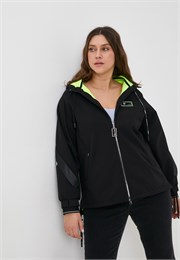 Кармель УВ 721(черный-лайм) Ветровка жен. ВЕСНА  УВ 721