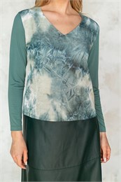 Блузка 70924010 зеленый 70924010