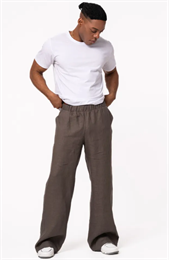 3335-6 Брюки льняные на резинке 14432