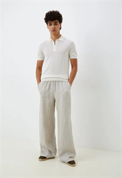 3335 Брюки льняные на резинке   3335