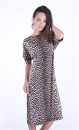 5385 Платье леопард 5385s