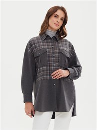 Жакет женский GK009 14185 twins клетка сер. 6458