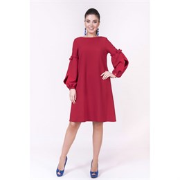 ALDS8023 Платье женское (красный) ALDS8023