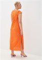 5169-49 Льняное платье оранжевое 5169-49-1
