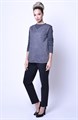 жилет женский серый  классический 1207-7  1207