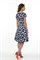 ALDS6037/синий/белый платье ALDS6037/синий/белый