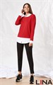 41131 красный, белый  блуза 41131 (XL красный, белый